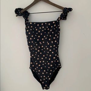 Albion One Piece off shoulder swimsuit